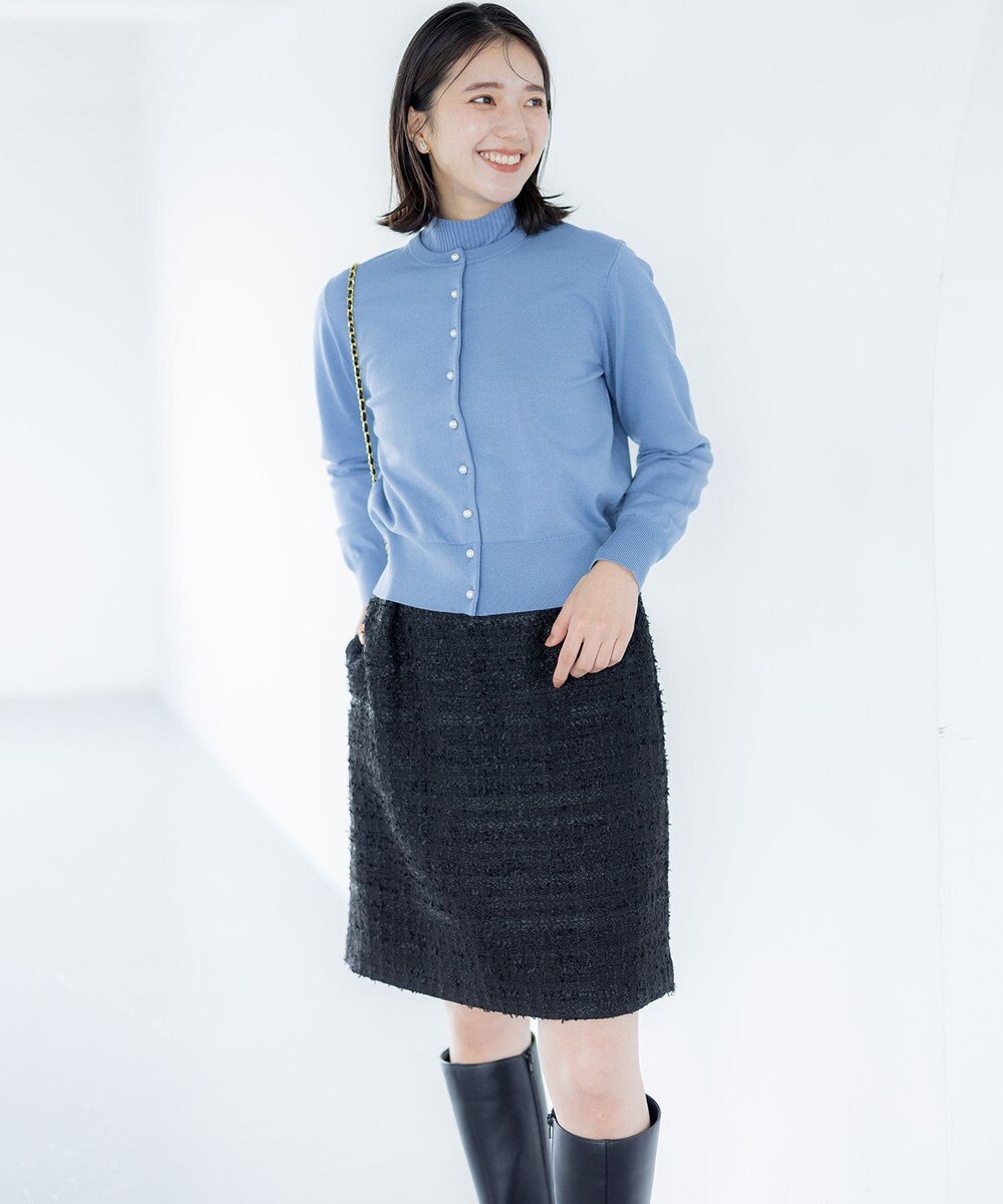 組曲 ホールガーメント ハイネックニット 