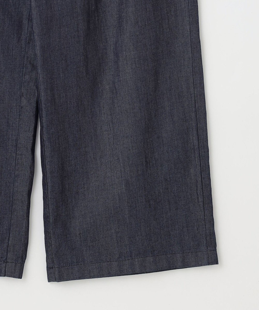 J.PRESS LADIES L 【洗える】ライトデニム セミワイド パンツ 