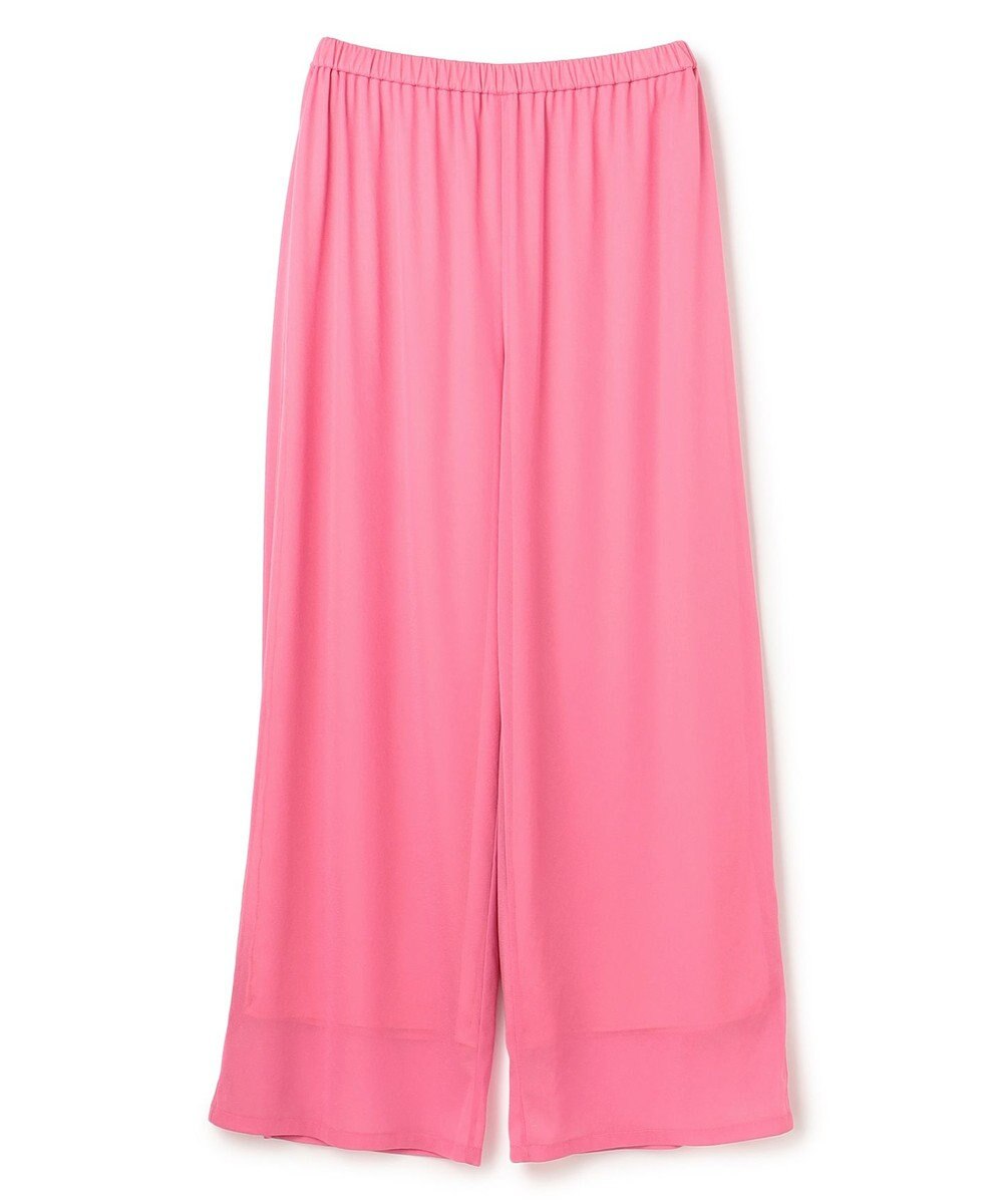 uncrave トリコットシフォン ギャザーパンツ 