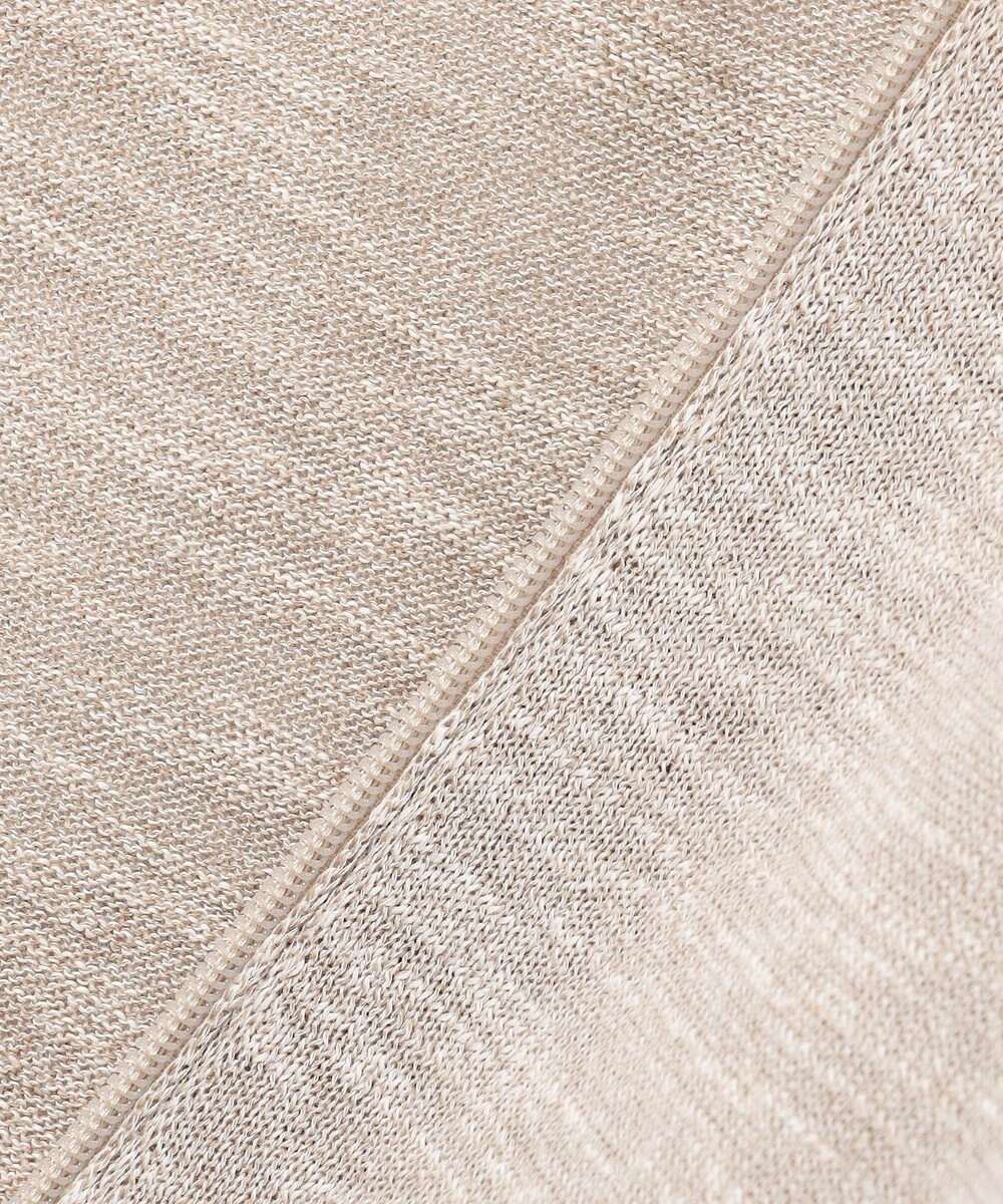 JOSEPH ABBOUD 【イタリア糸使用/清涼感/軽い/洗える/サスティナブル】スラブギマ ニット  ジップ ブルゾン 