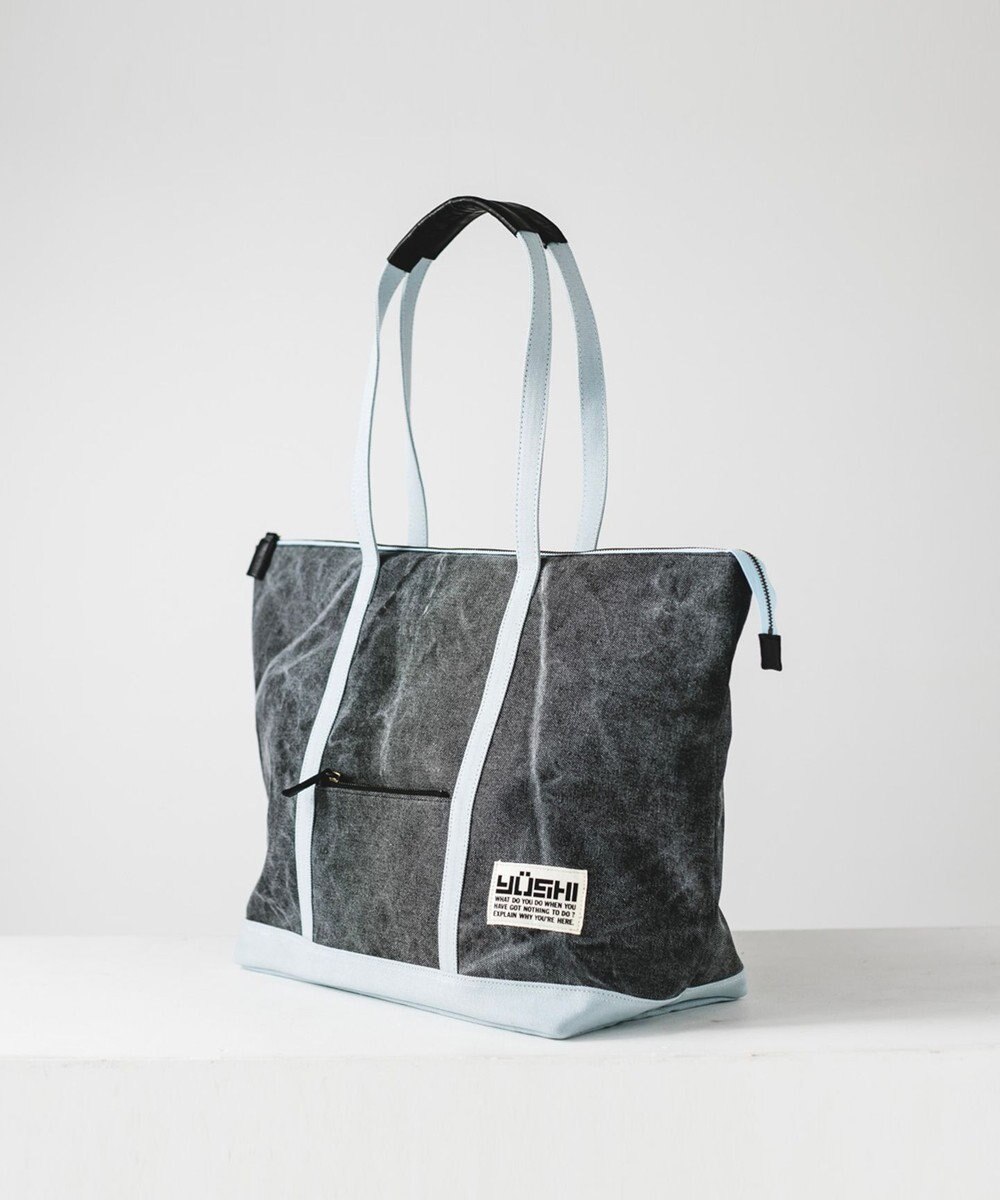 YUSHI Enjoy life - TOTE (L) 帆布トートバッグ 