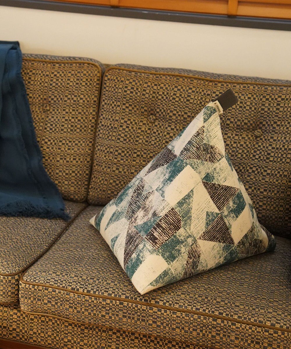 ビーズクッション tetra 【&CRAHUG】オーガニックコットン8号帆布 ビーズクッションNAGI ミニサイズ 