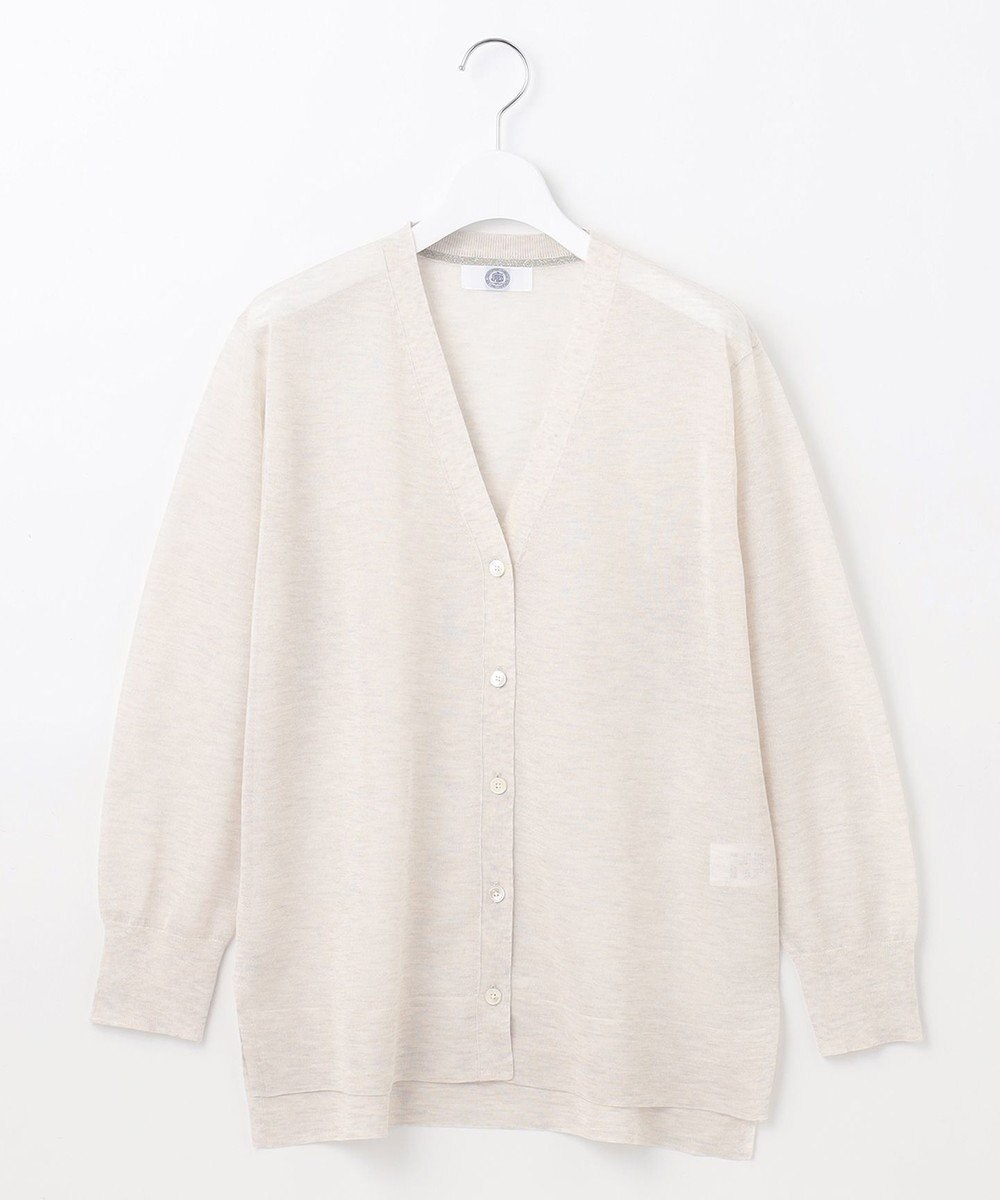 J.PRESS LADIES L 【WEB限定カラーあり・洗える】Vis/Peスパーク シアー カーディガン 