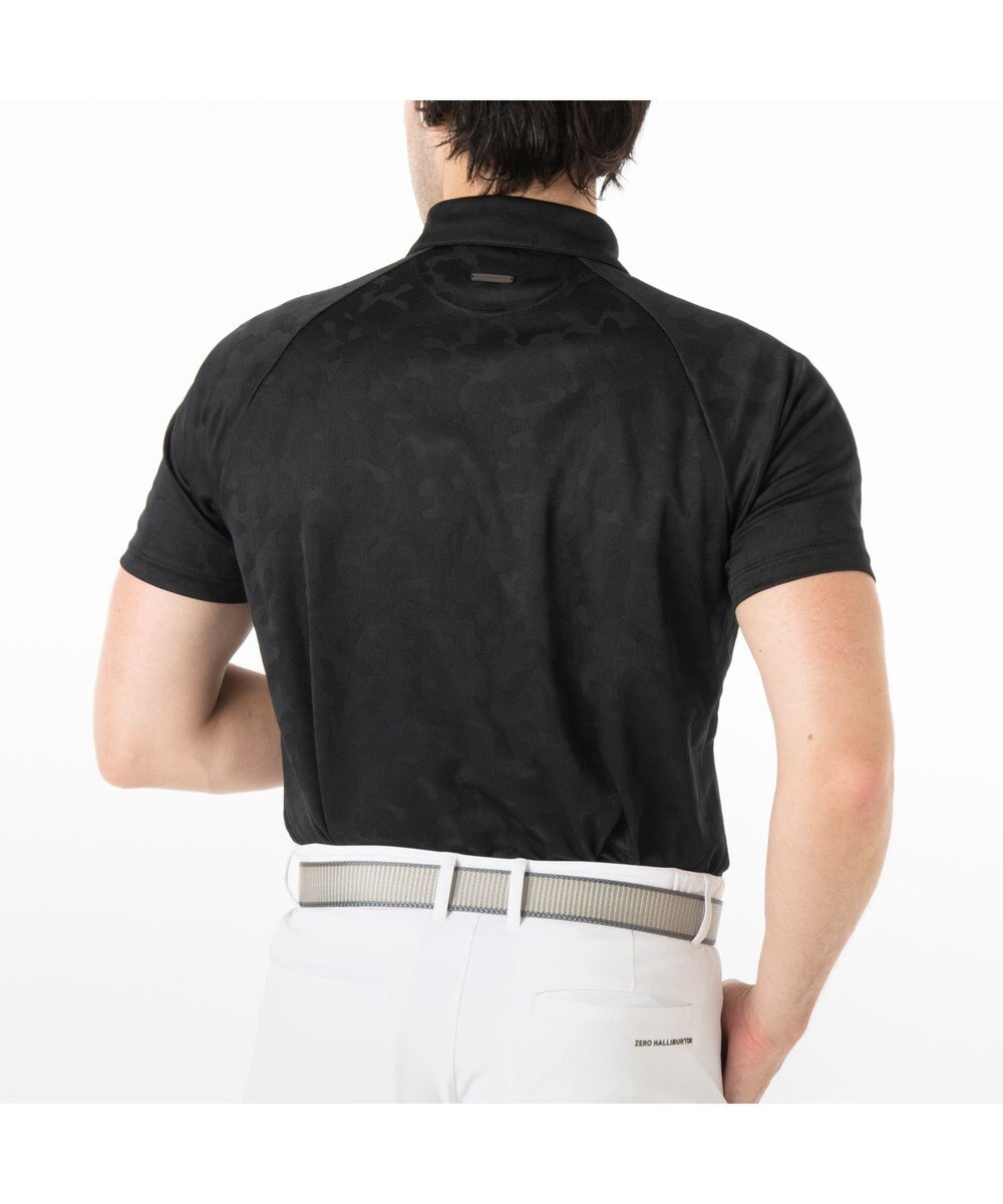 ZERO HALLIBURTON エレガントカモ柄ジャガードポロシャツ ZHG-M5S8a 82956 