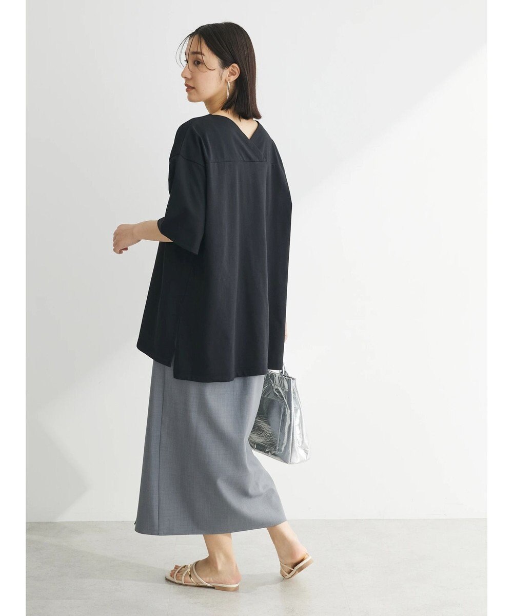 Green Parks 冷っとすずやか　バックカシュクールチュニック 