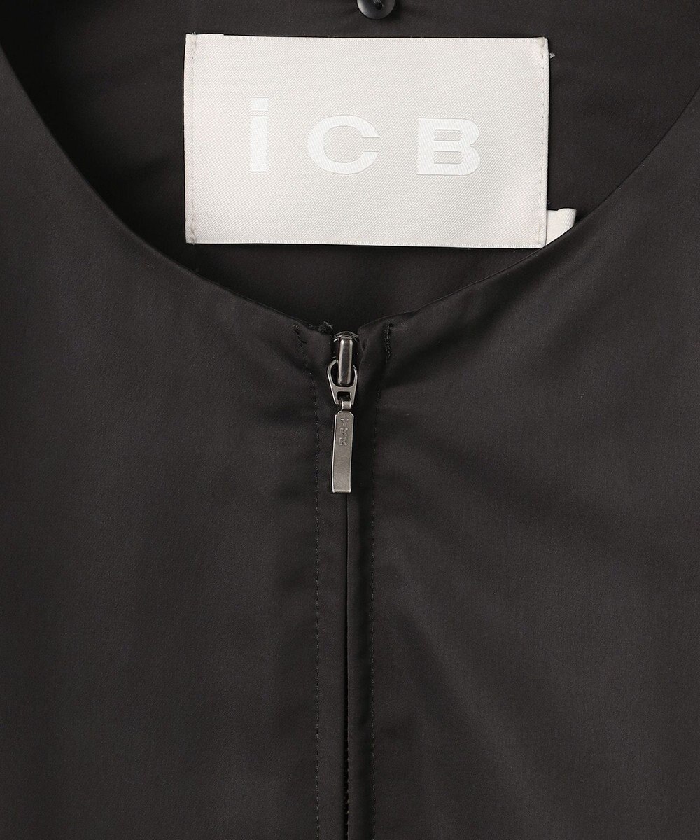 ICB 【先行予約・2WAY】 ダルグロッシーサテン ボウタイ付きブルゾン 