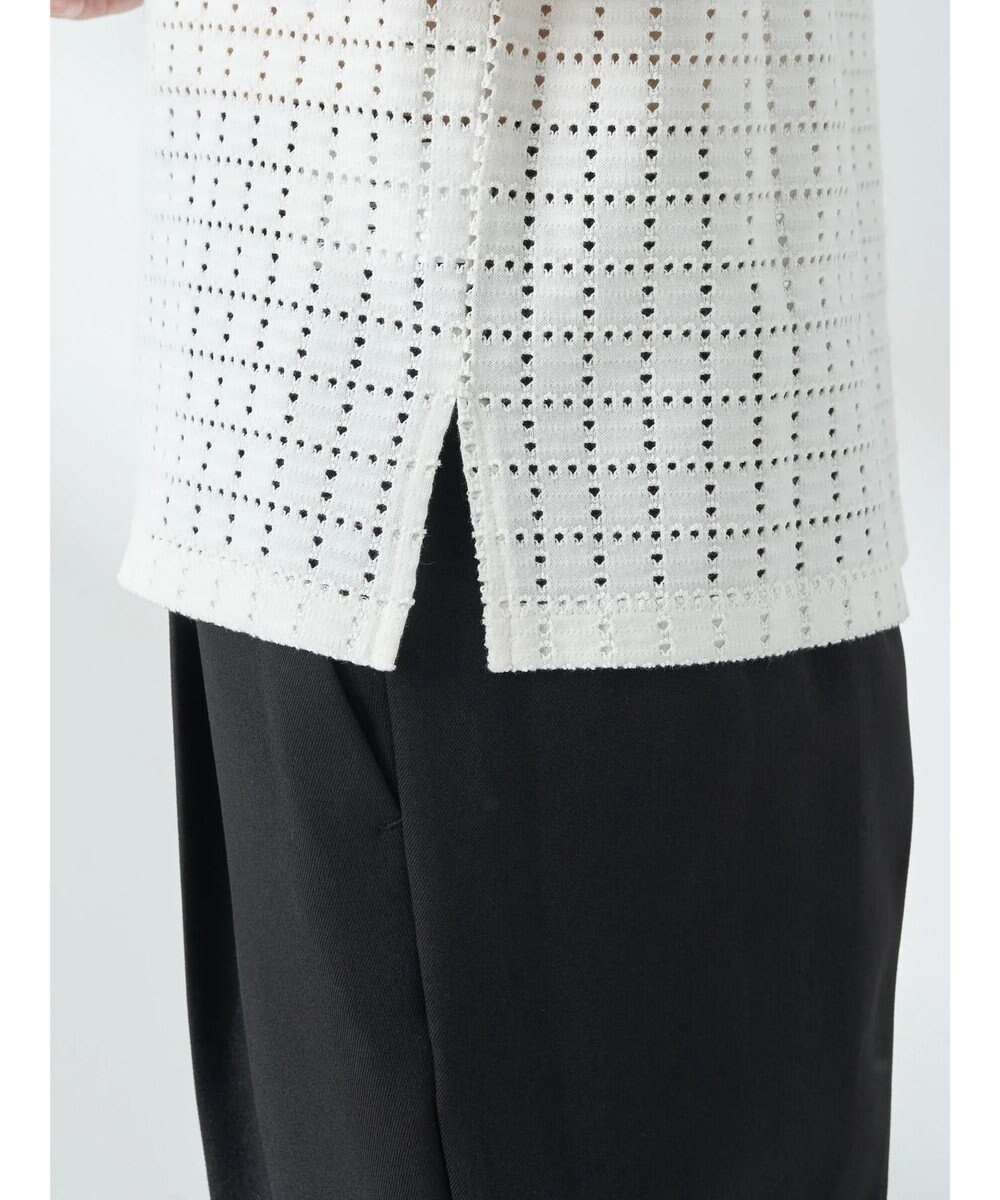 earth music&ecology ジャガードレースプルオーバー 