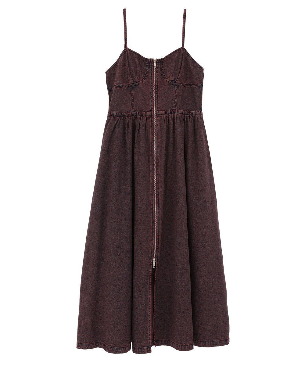 Green Parks ・ＳＵＧＡＲ　ＳＰＯＯＮ　コルセットデニムキャミワンピ 