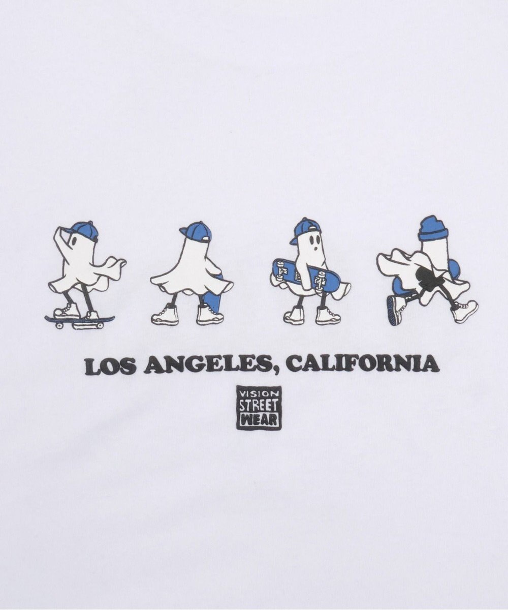 WEGO 【ユニセックス着用ITEM/MLサイズ展開】別注VISIONゴーストスケーターグラフィックT（SS） 