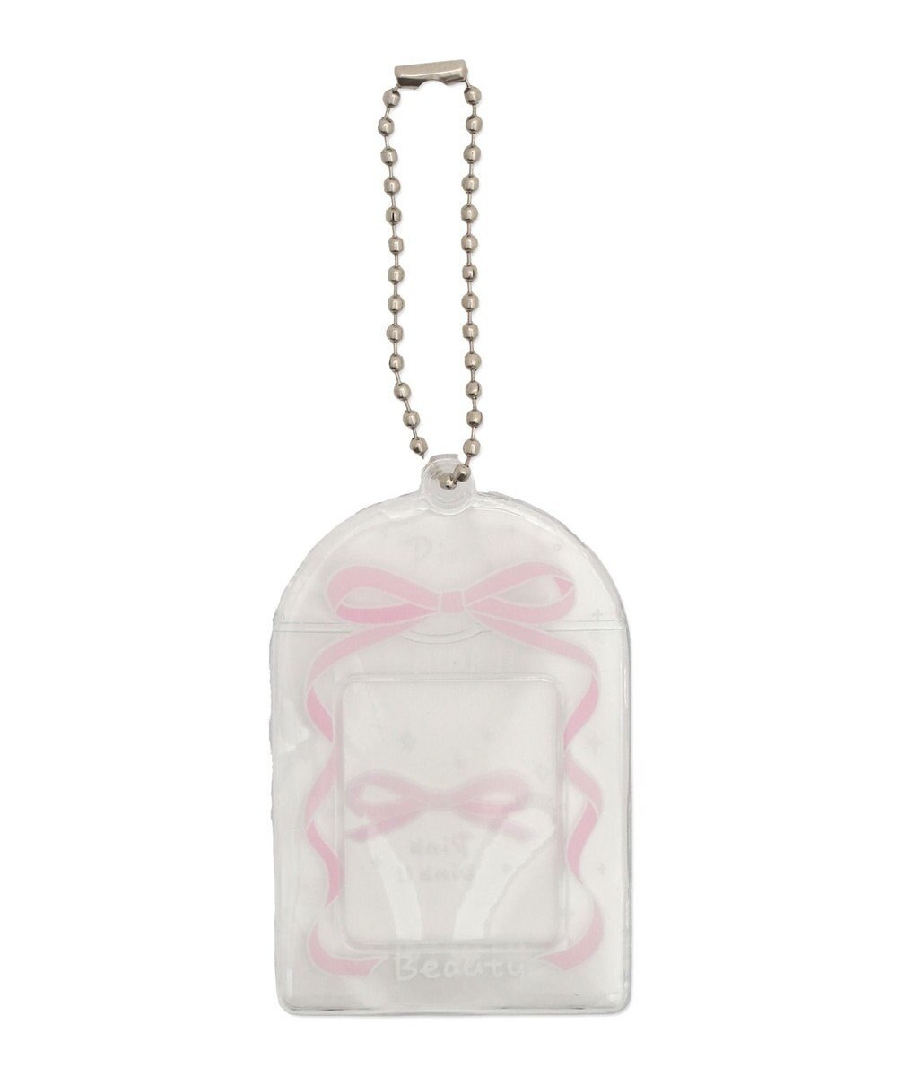 WEGO 【痛バ＆推し活グッズ】ラメクリアIDフォトケースキーホルダー 