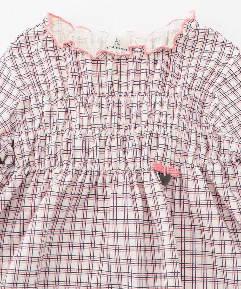 組曲 KIDS 【80-100cm】シャーリングブラウス Tシャツ 