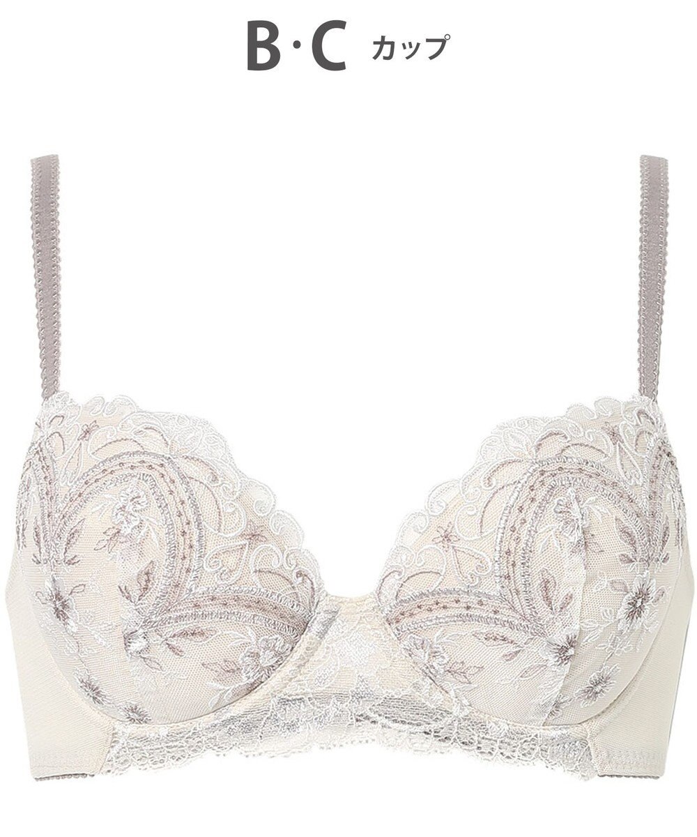 Wing ブラジャー Wing Lesiage 谷間ふっくら 脇高設計 サイドすっきり 【6000シリーズ】 ブラ PB6000 ウイング／ワコール 