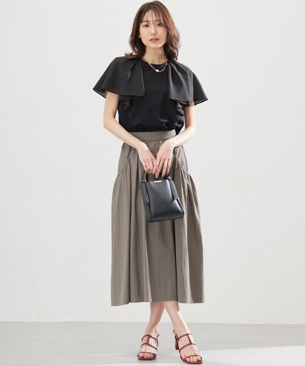 組曲 コットンポンチケープライク ブラウス 