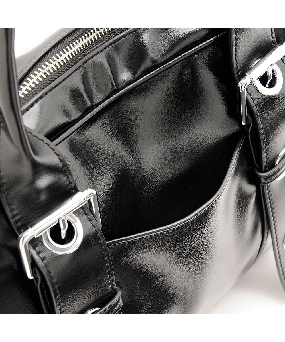 MioFIRANO ベルトハンドルボストンバッグ　FR エフアール 