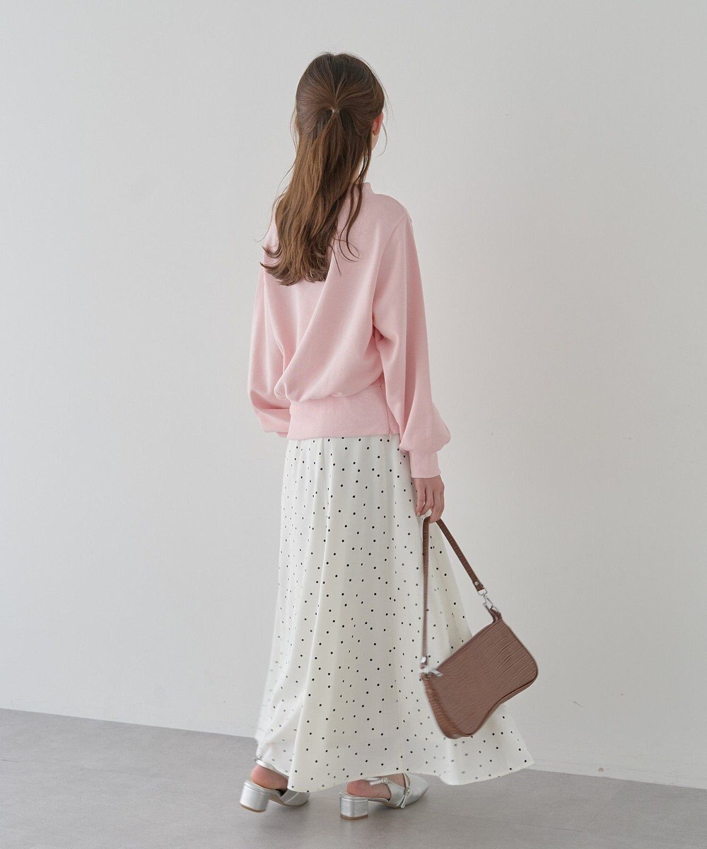 earth music&ecology 裾スリット裏毛プルオーバー 