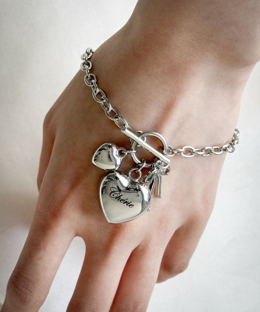 WEGO Lハートモチーフチャームブレス 