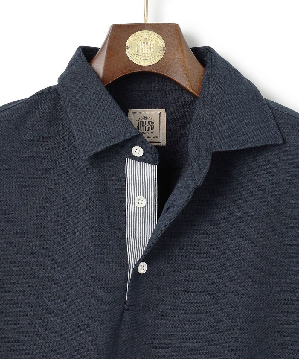 J.PRESS MEN 【ビジネス対応 / 吸水速乾】カノコインレイ ポロシャツ 