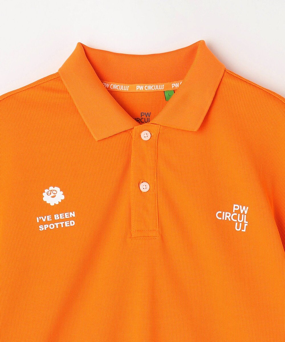 PW CIRCULUS 【MEN】ミニワッフル鹿の子ポロ ゴルフ 