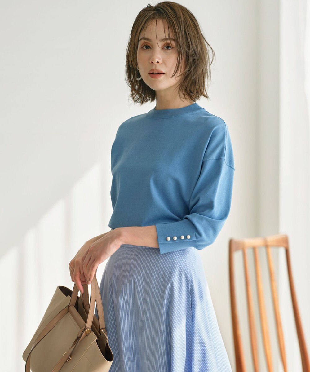 組曲 L 【WEB限定】コットンポリエステル リラクシーニット 