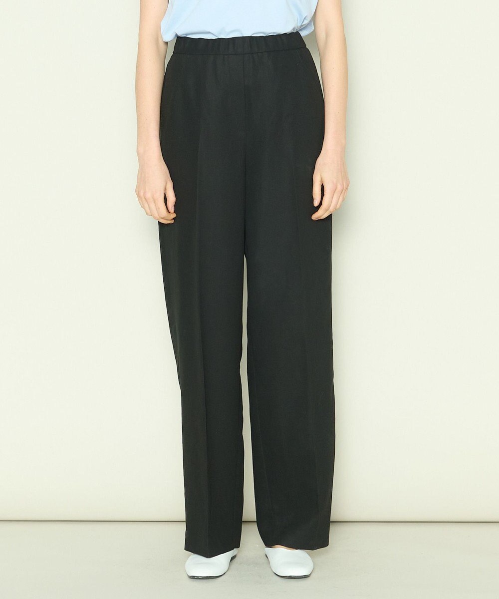 JOSEPH 【洗える】ボイルコットン　ワイドトラウザーズ 