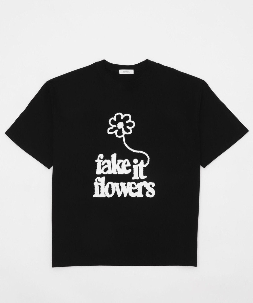 WEGO fake　it　flowersビッグT 
