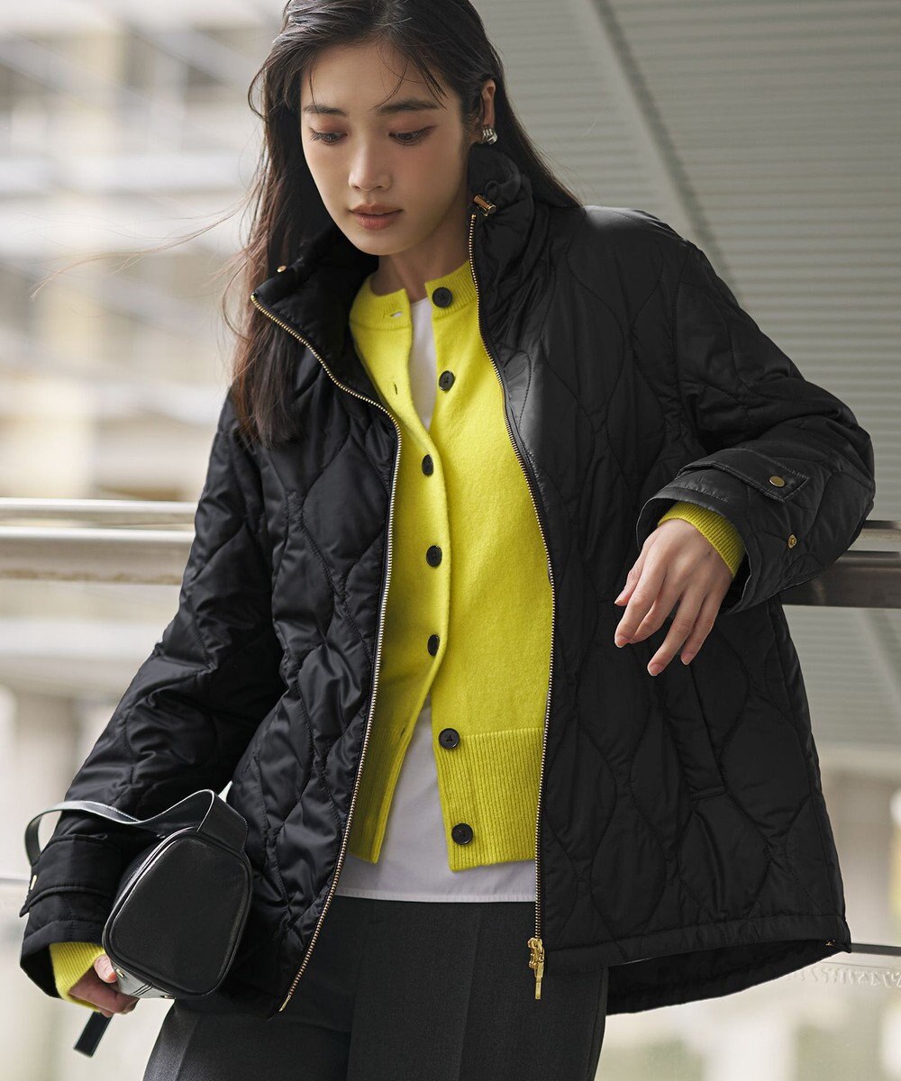 23区 L 中綿パディング フード2WAY アウター 