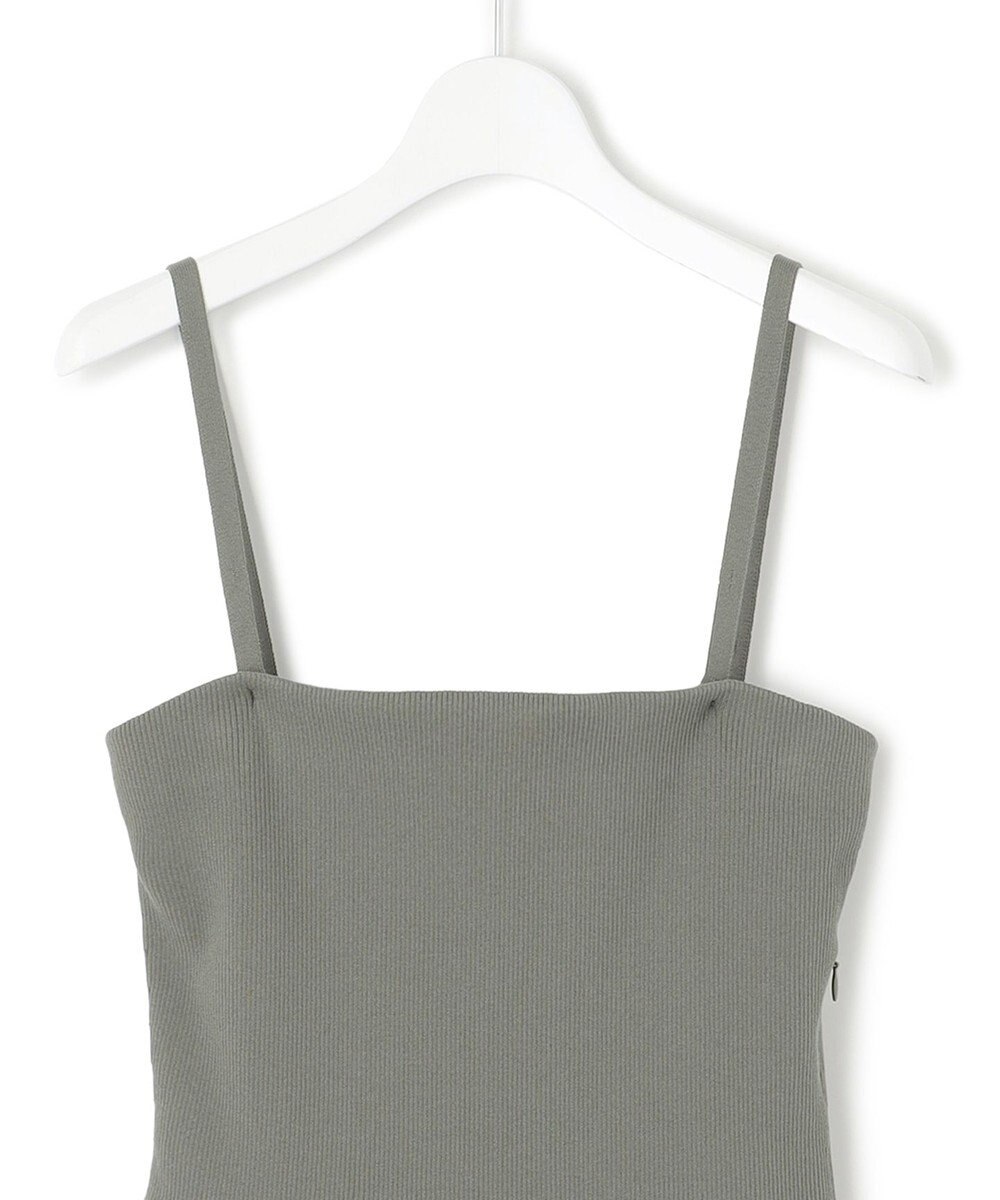 23区 S 【洗える】ブライトナイロンワッシャー ニットコンビワンピース 