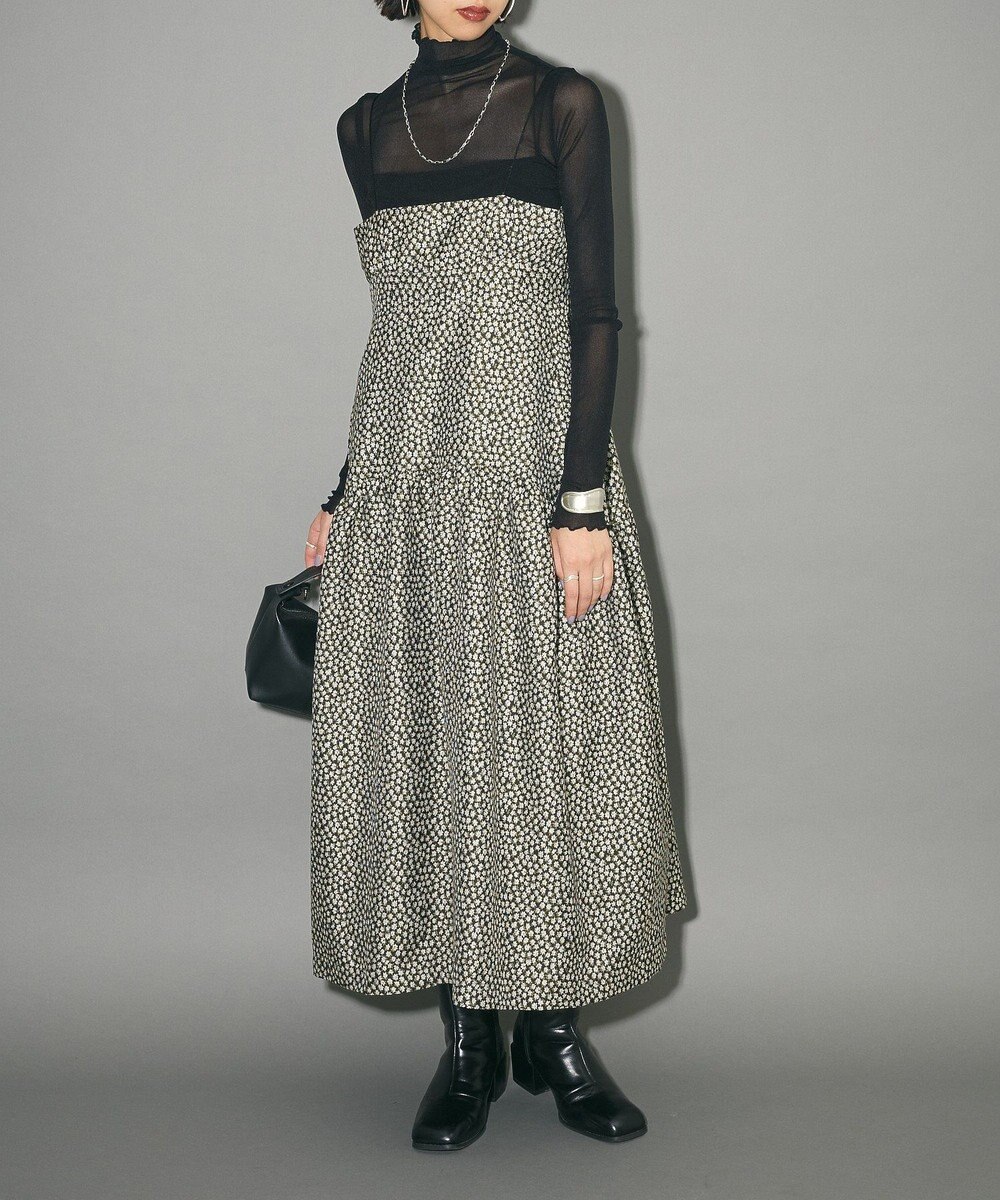 Green Parks ジャガードキャミワンピース 