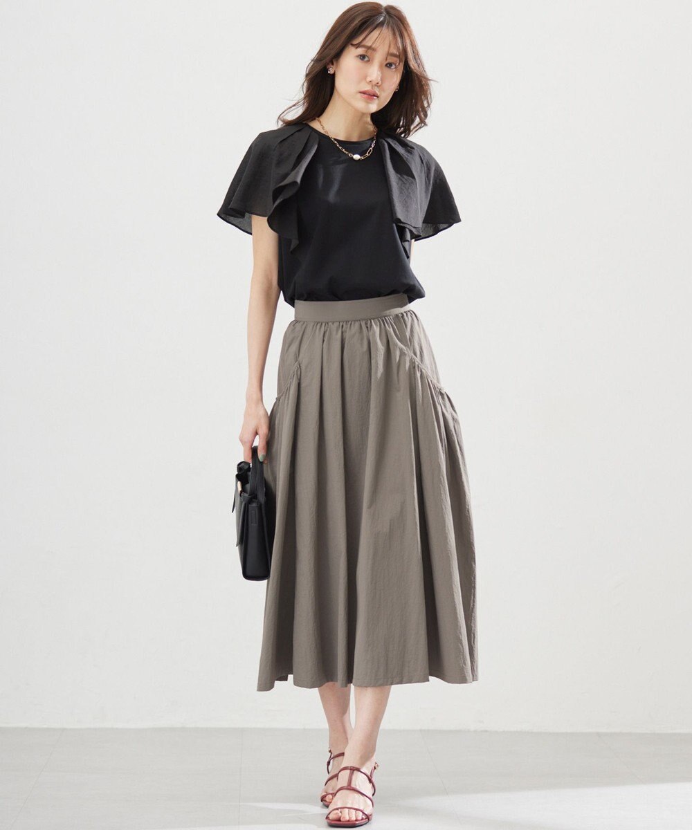 組曲 コットンポンチケープライク ブラウス 