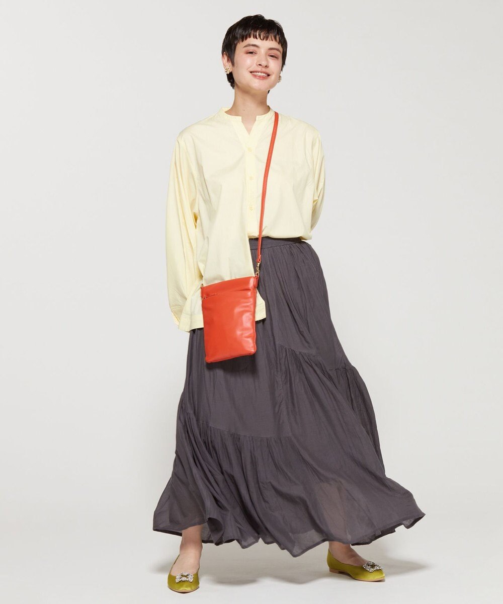 LA BAGAGERIE シープレザー　スクエアポシェット 