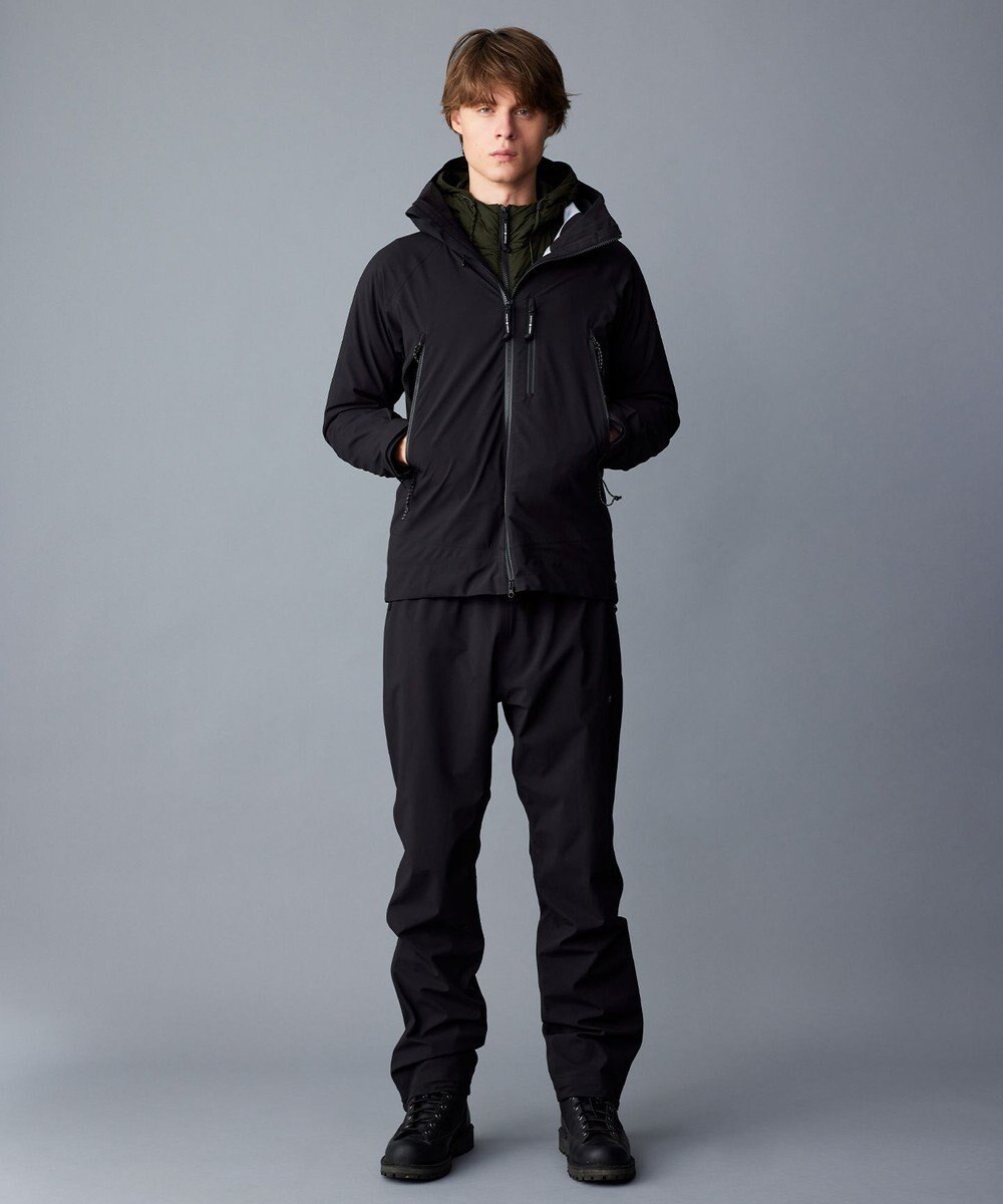 JOSEPH ABBOUD MOUNTAIN 【ECO撥水/耐水性/透湿防水素材/ストレッチ/軽量】ボイルドポリエステル マウンテンシェル パンツ 