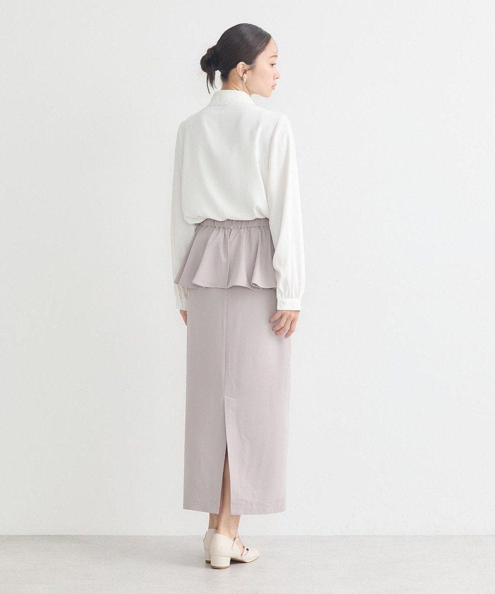 earth music&ecology 刺繍襟ブラウス 