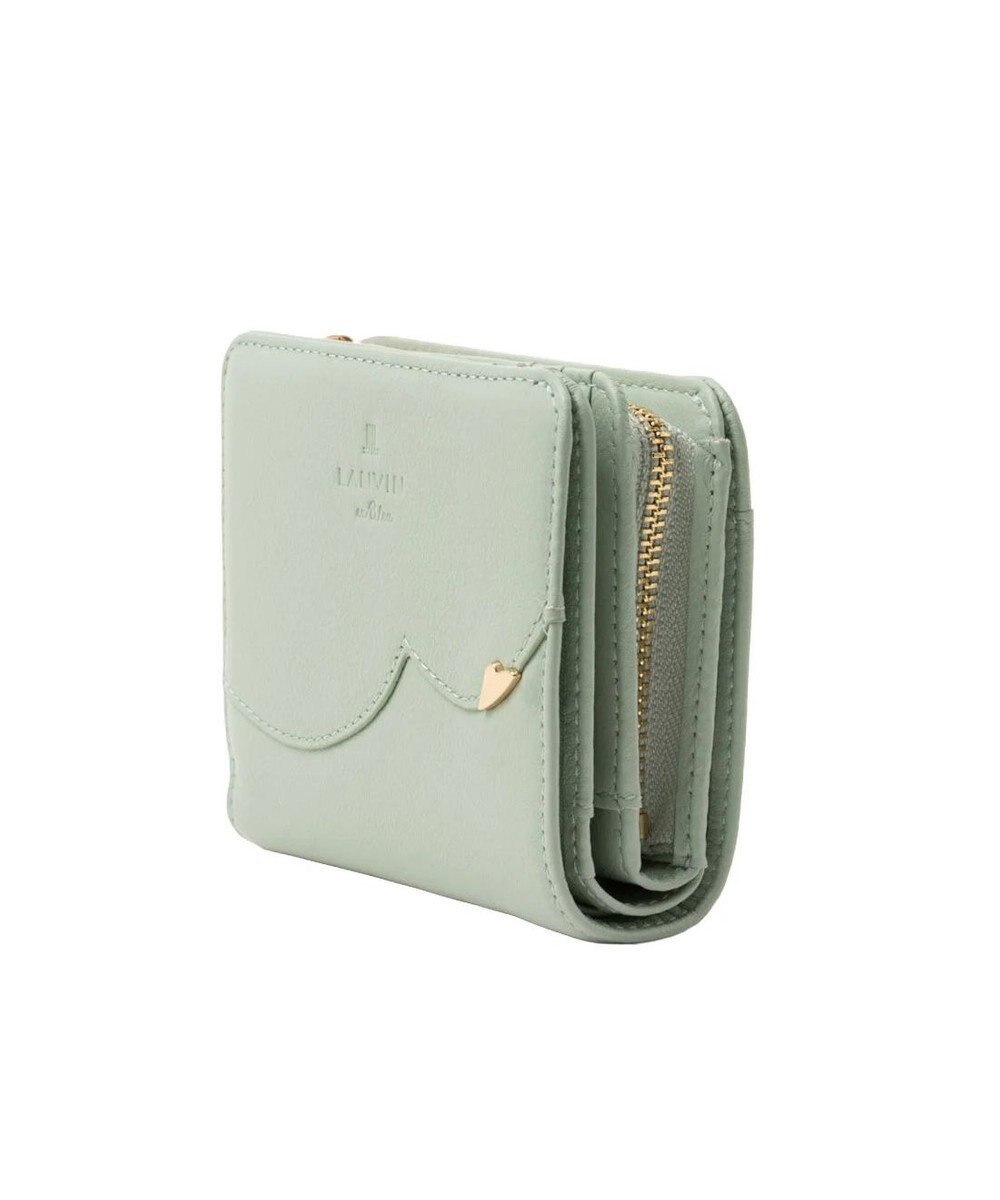 LANVIN en Bleu デクール 二つ折りLファスナー財布 