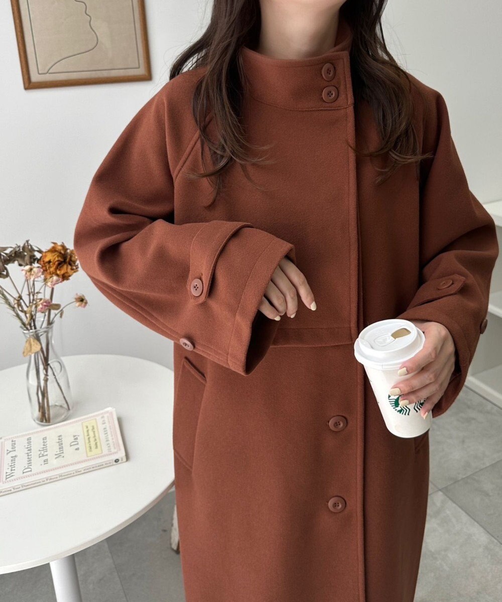 スタンドカラーロングコート / WEGO | ファッション通販 【公式通販