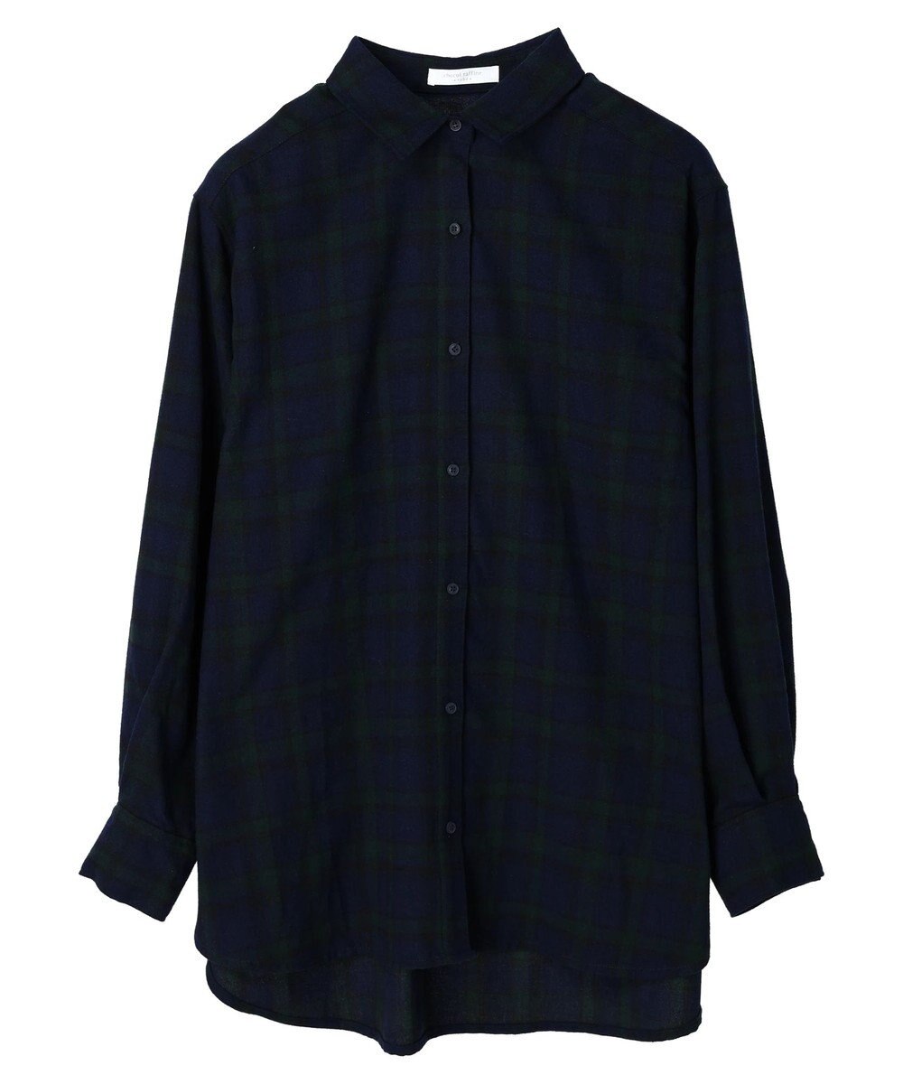 Green Parks ネルチェックシャツ 