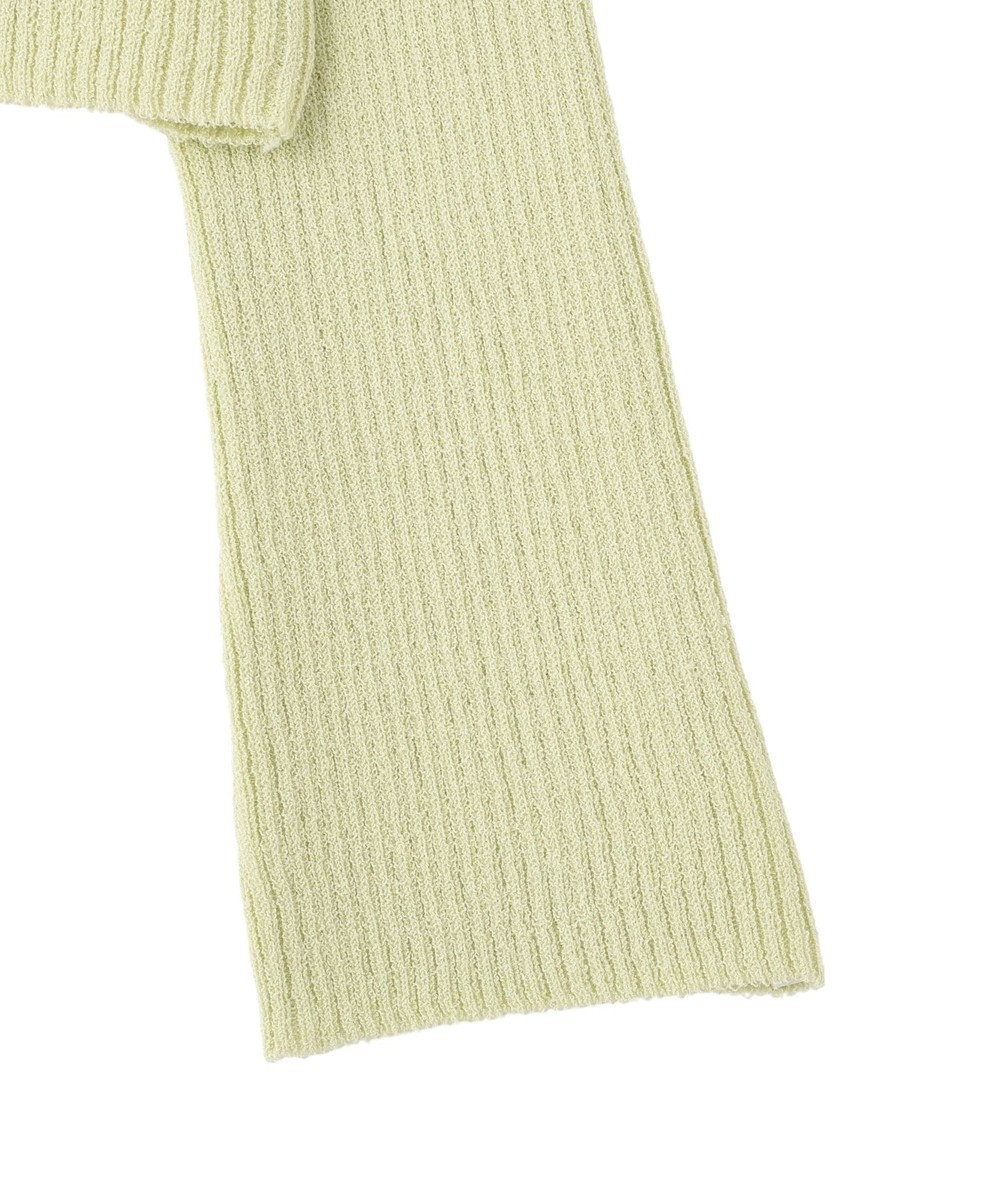 earth music&ecology 【予約】リブクロップドカーディガン 