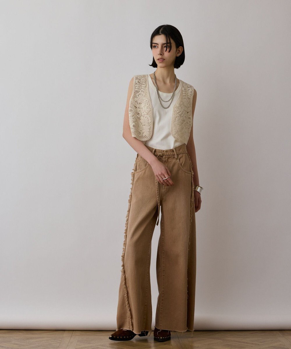 GRACE CONTINENTAL メッシュembジレ 