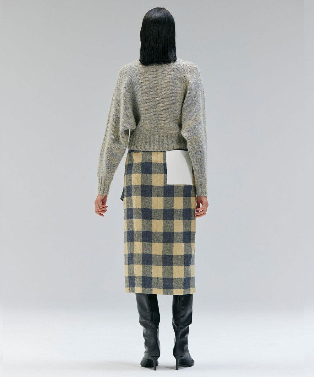 BEIGE， MARANA / モヘア混ミックスドルマンニット 