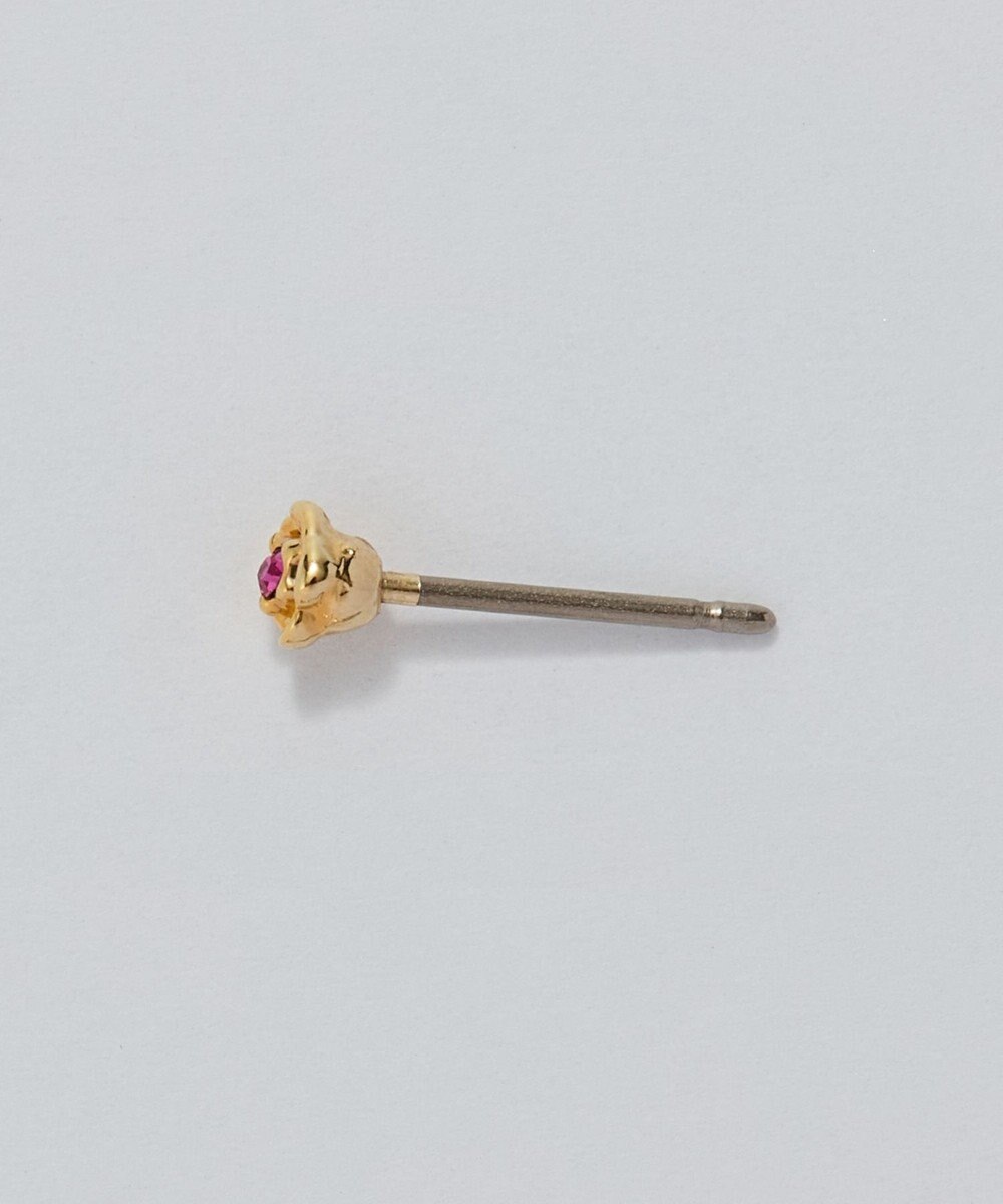 Phoebe 【金属アレルギー対応】プチフラワービジュースタッドピアス　ピンク/ニッケルフリー（片耳） 