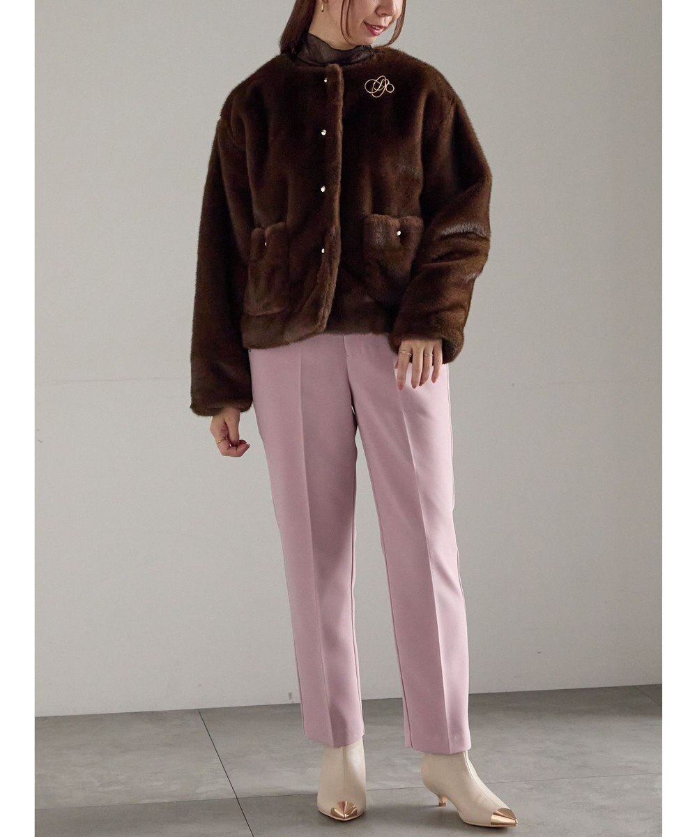 Te chichi ダブルクロスペンシルパンツ《2025winter catalog item》 