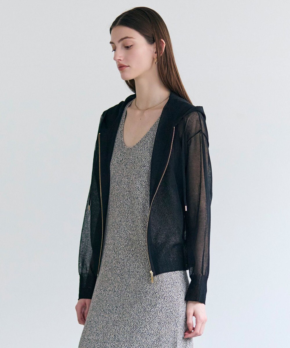 BEIGE， SIDERITE / シアージップフーディーニット 