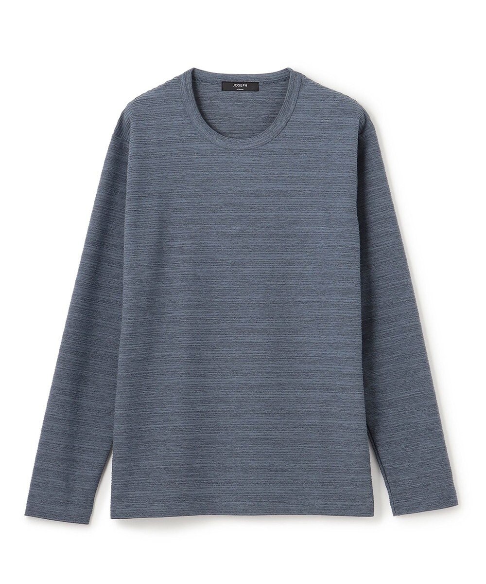 JOSEPH HOMME メランジリップル　クルーネックカットソー 