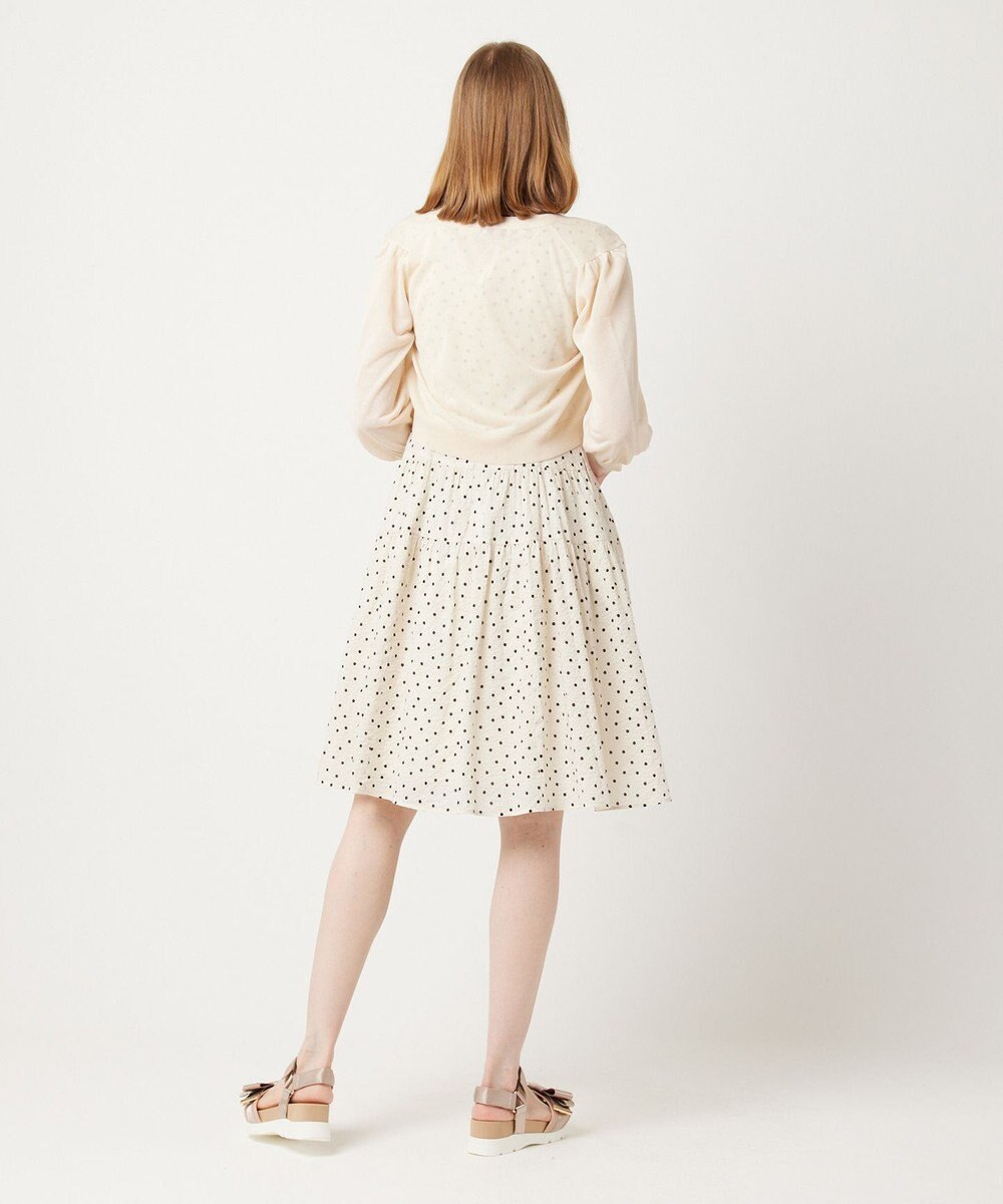 TOCCA 【洗える！】SHEER KNIT カーディガン 