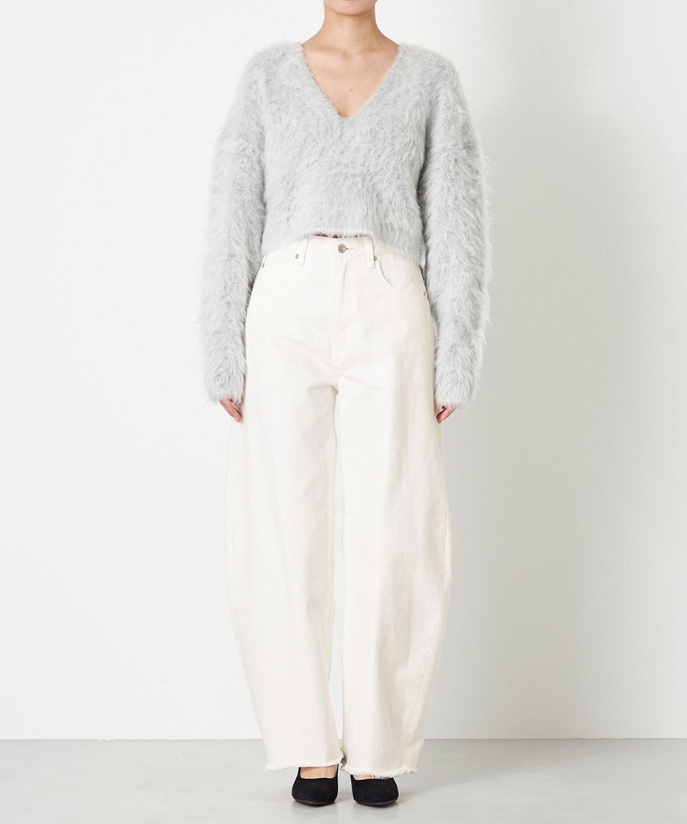 NAVE 【Nave】モヘアシャギーニットトップス 