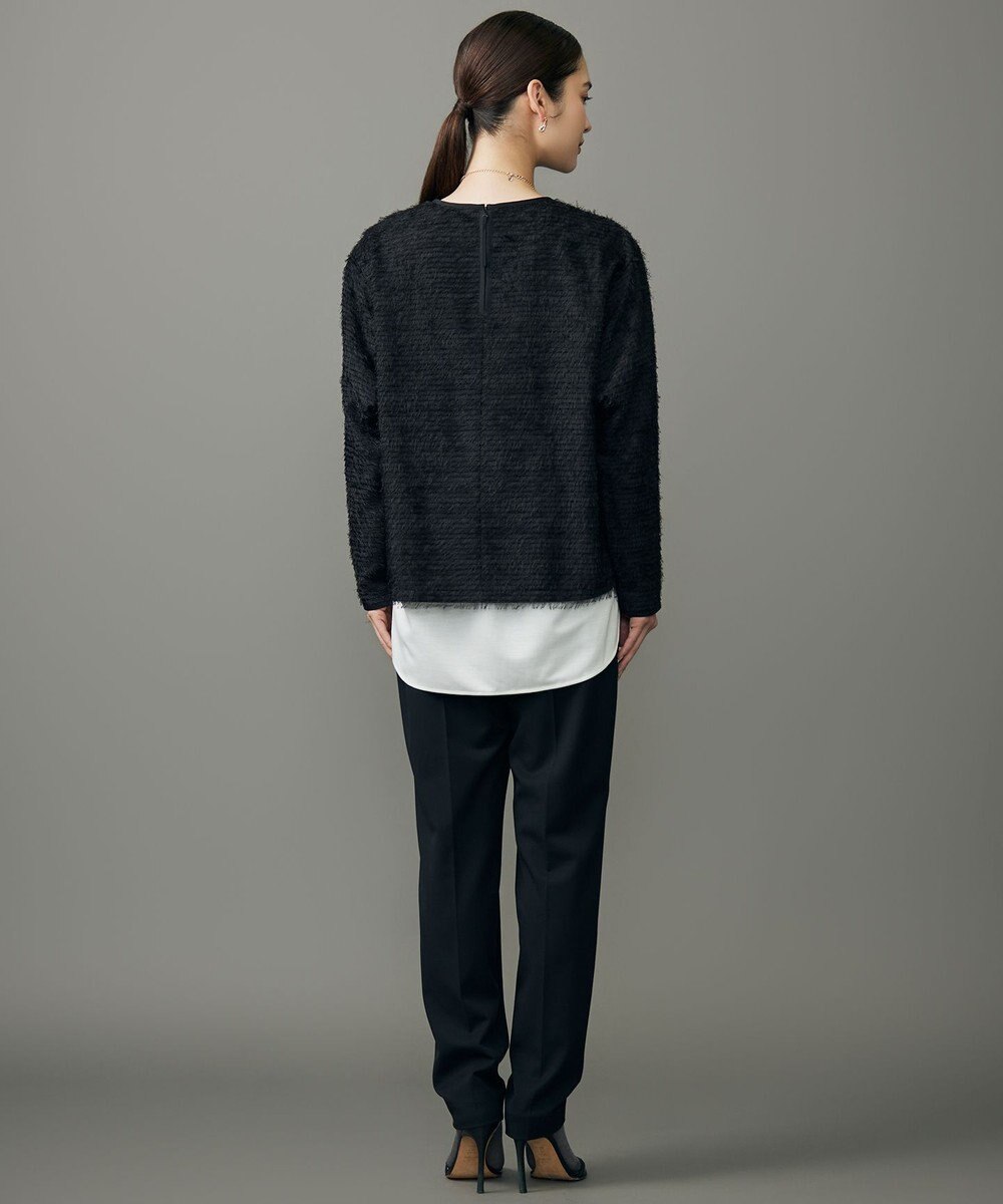 自由区 L 【カタログ掲載】ループカットジャカードプルオーバー ブラウス 