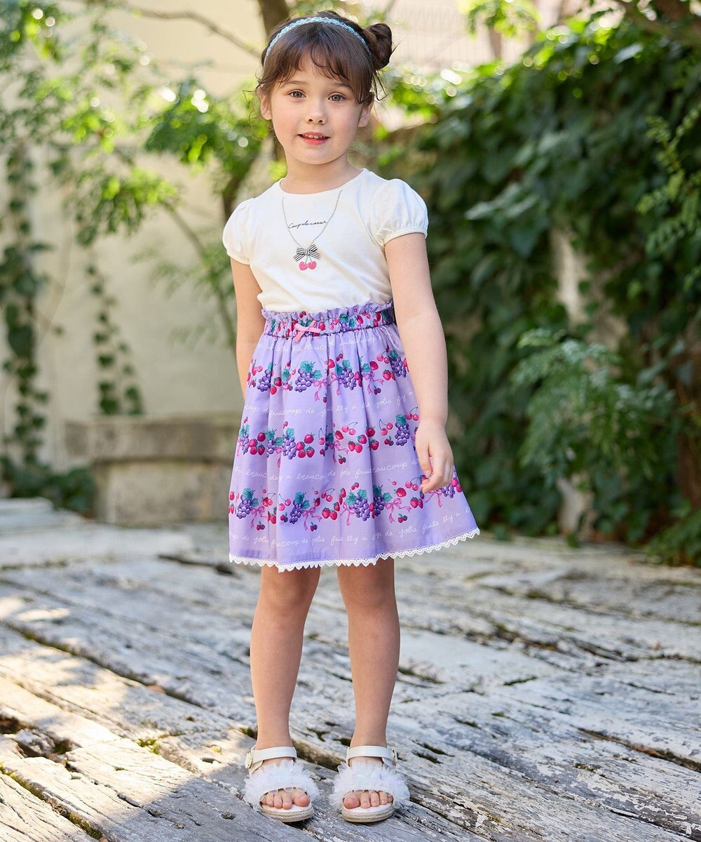 ANY KIDS チュールフリル サンダル 