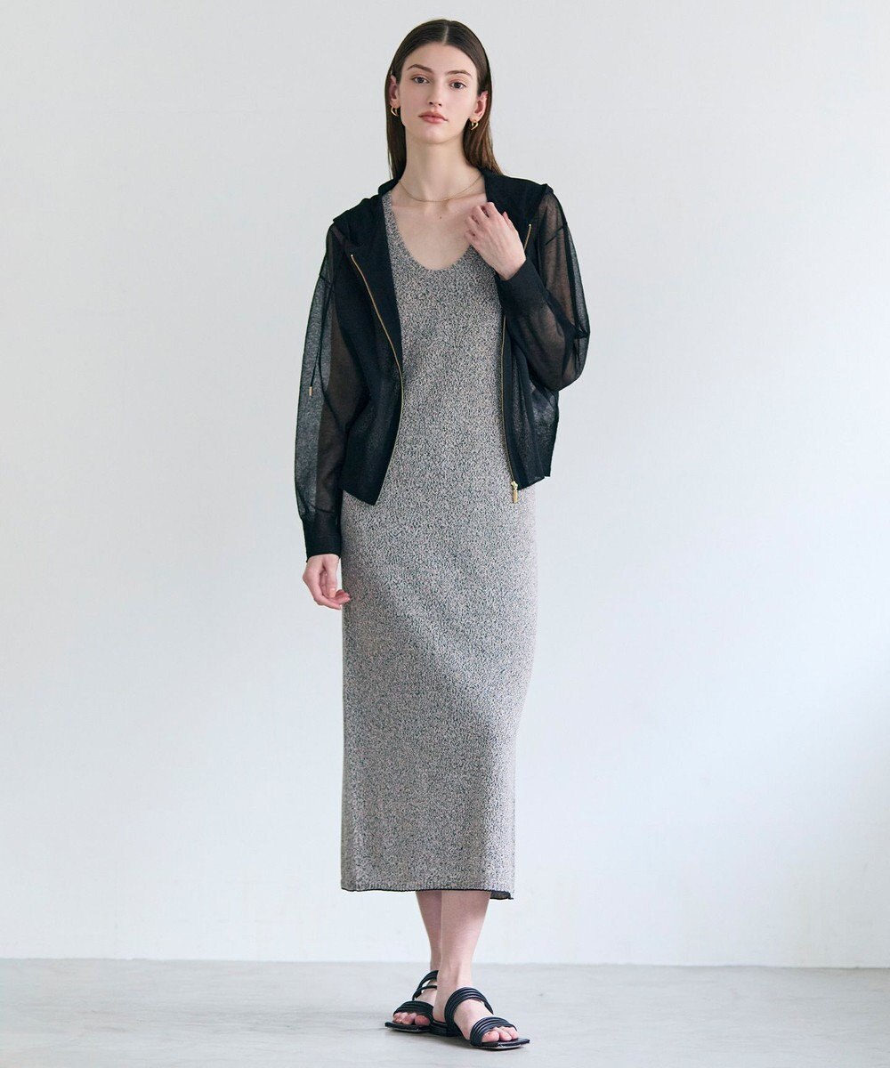 BEIGE， SIDERITE / シアージップフーディーニット 