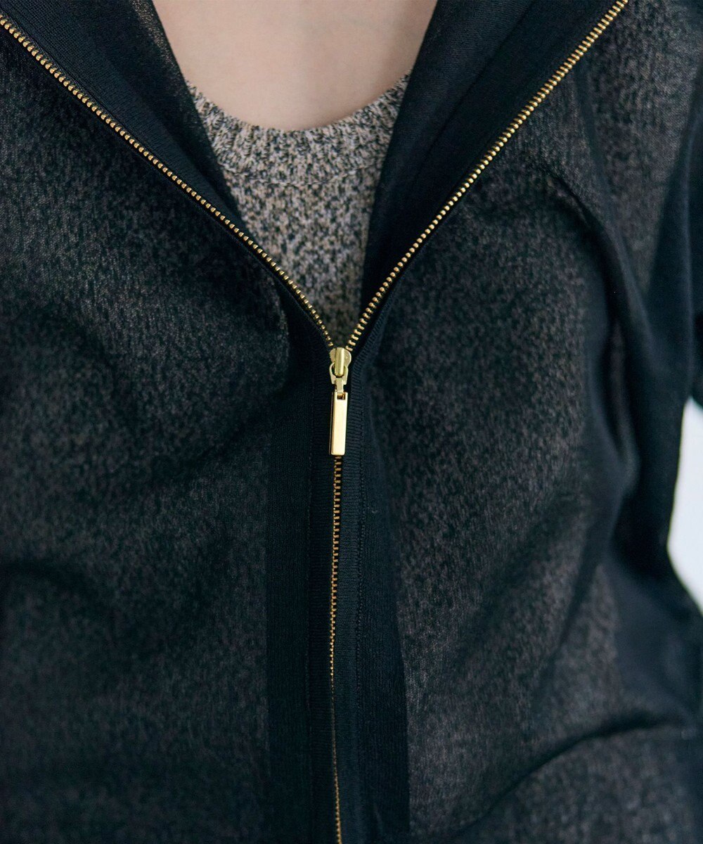 BEIGE， SIDERITE / シアージップフーディーニット 