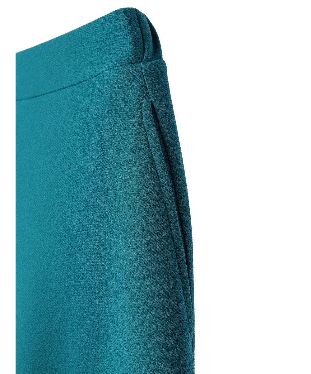 Green Parks カットジョーゼット裾フレアスカート 