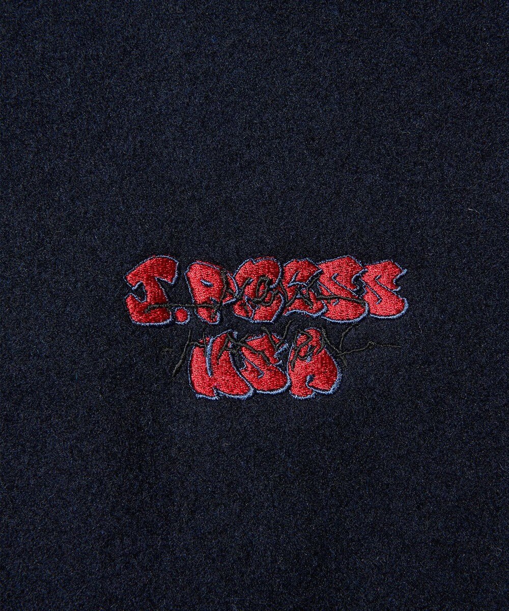 J.PRESS MEN 【J.PRESS ORIGINALS】GRAFFITI VARSITY MELTON JACKET / JAPAN MADE 